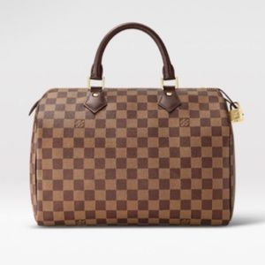 Authentic Louis Vuitton Damier Ebene Speedy 30